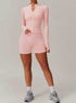Activewear Set with Sports Jacket and Shorts