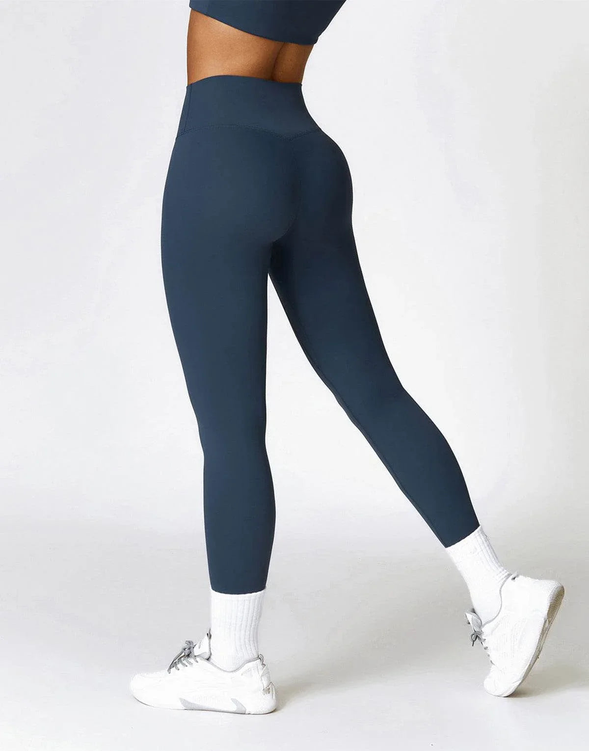 No Front Seam High Waist Sports Leggings -