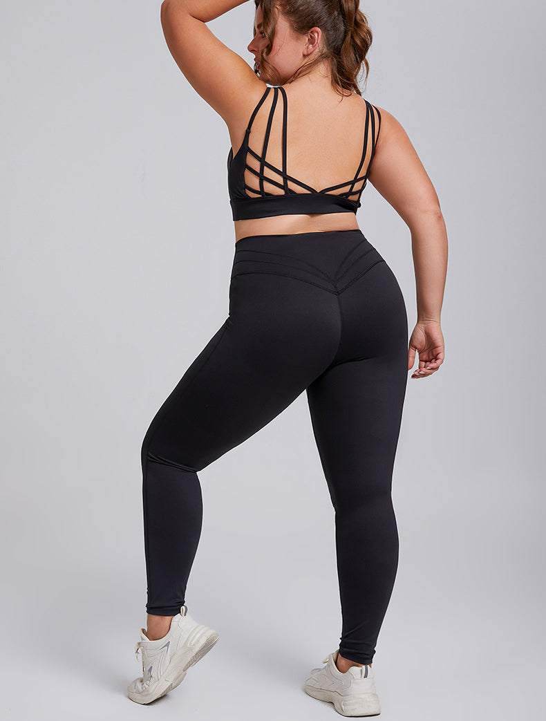Plus Size Butt Lifting Yoga Leggings for Women