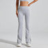 High Waist No Front Seam Sports Flared Pant