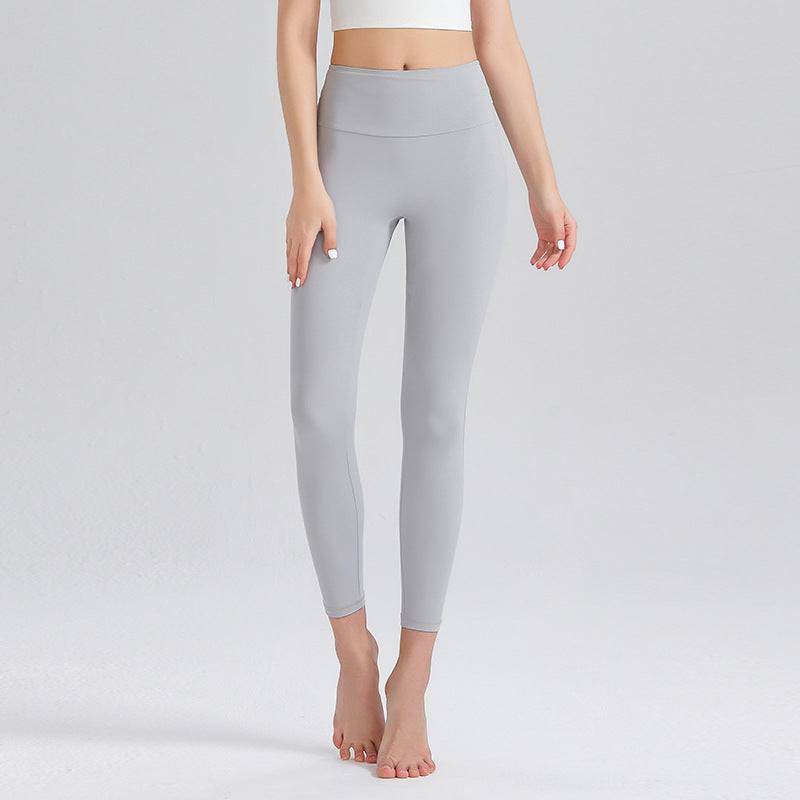 Bow Ribbon Yoga Leggings - Gray