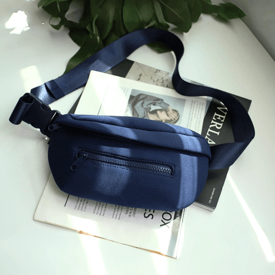 Neoprene Fanny Pack Waist Bag Crossbody Bag