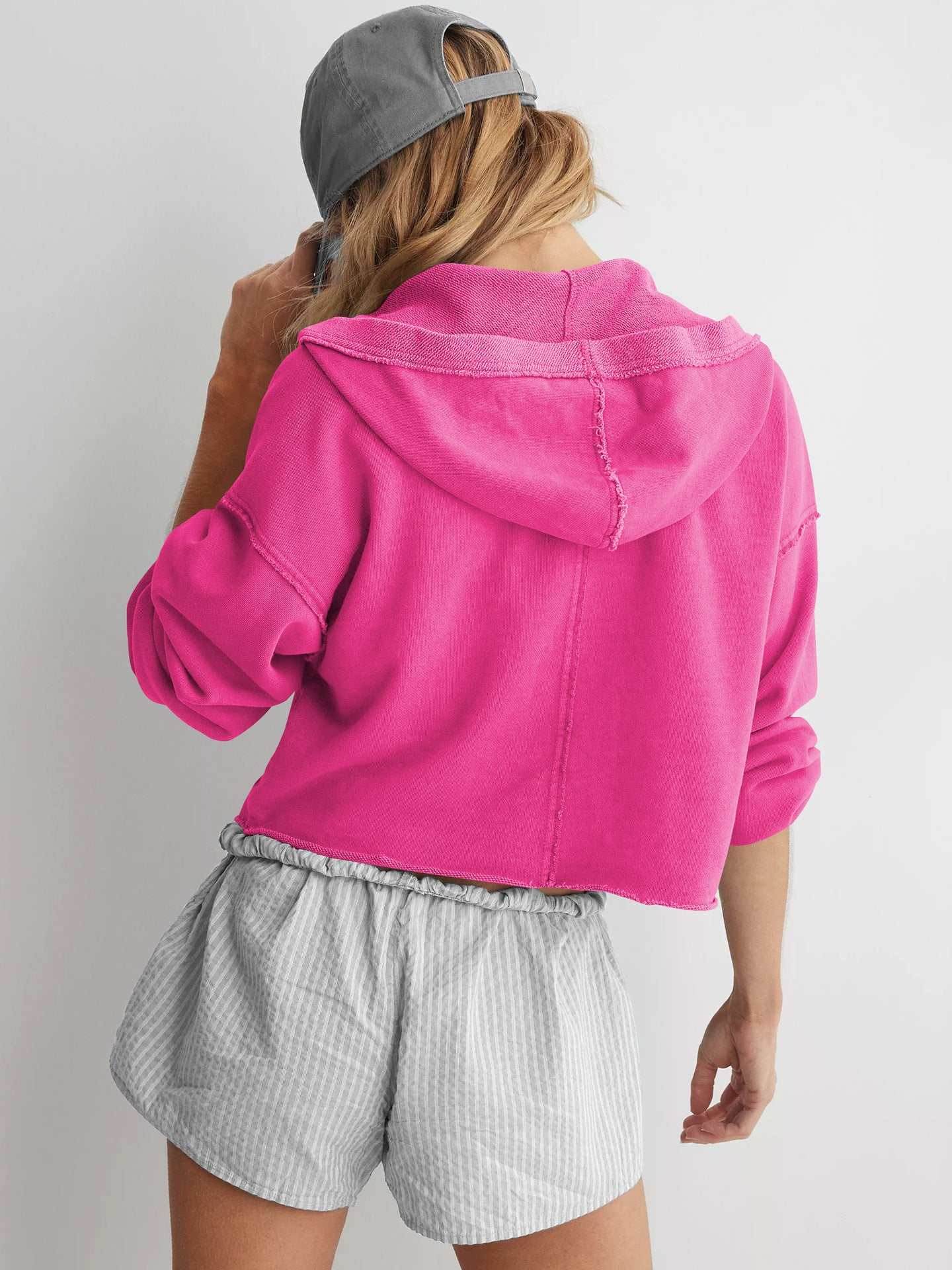 Long Sleeve Hooded Pullover Sweatshirt