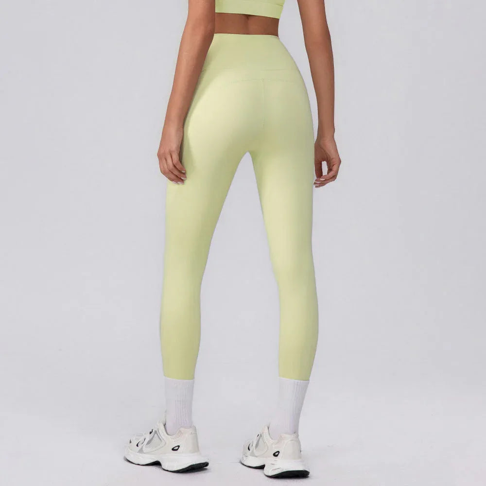 V Cross High Waist Butt Lifting Workout Leggings -