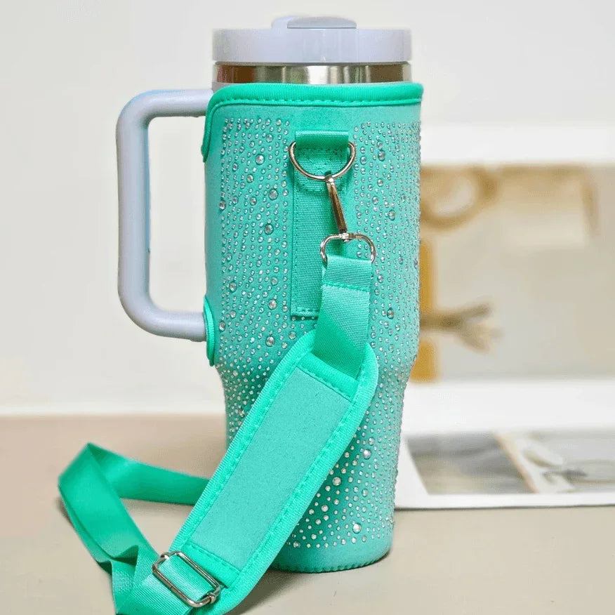 Bling Water Bottle Carrier Bag For Stanley Quencher H2.0 -