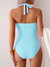 Tie Back One Piece Swimsuit