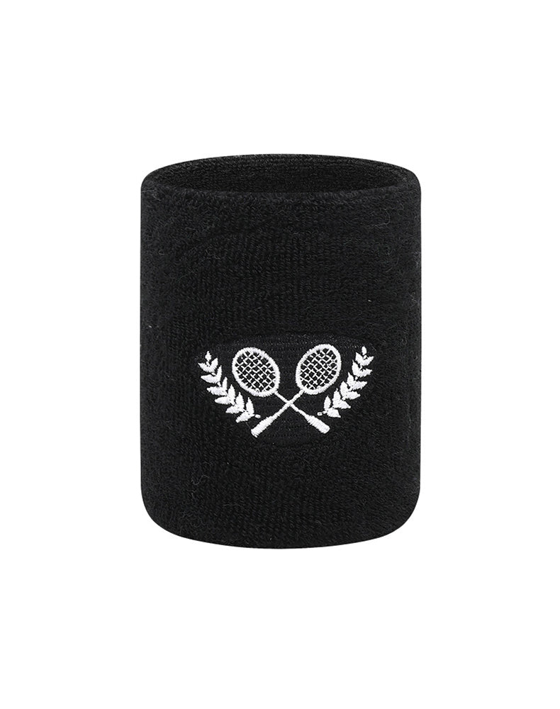 Badminton Embroidery Tennis Wristband Set