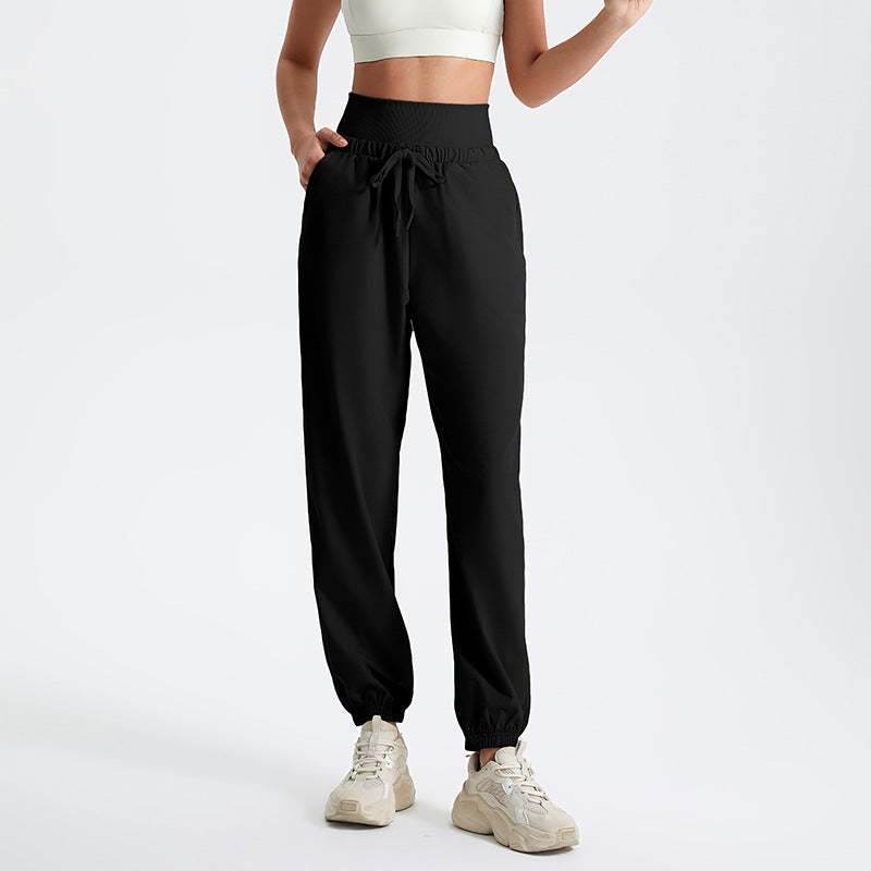 Casual High Waist Sweatpants with Drawstring