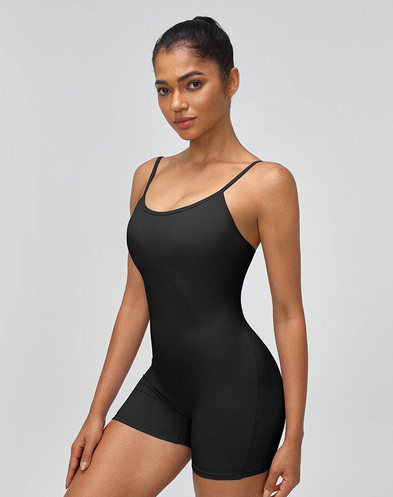 Yoga Shorts Jumpsuits Sleeveless One Piece Bodysuits
