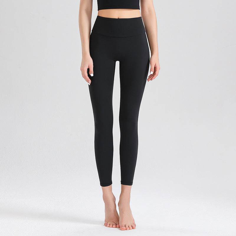 Bow Ribbon Yoga Leggings - Black