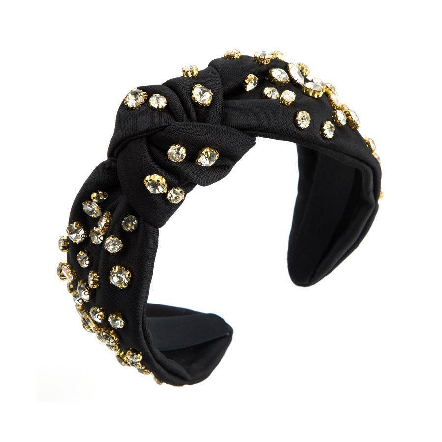 Jeweled Knotted Headband
