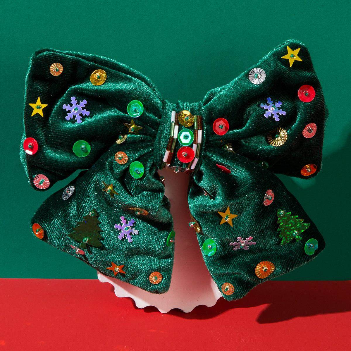 Christmas Bowknot Hair Clips