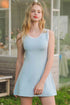 One Piece Sleeveless Tennis Dress With Pad