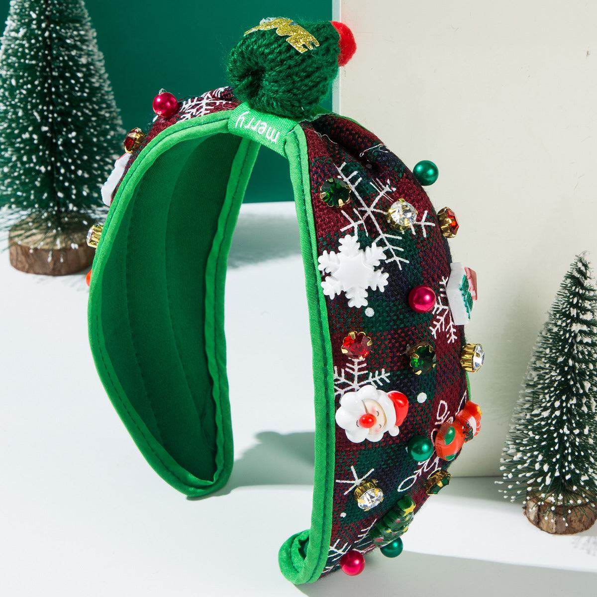 Christmas Plaid Knotted Headbands