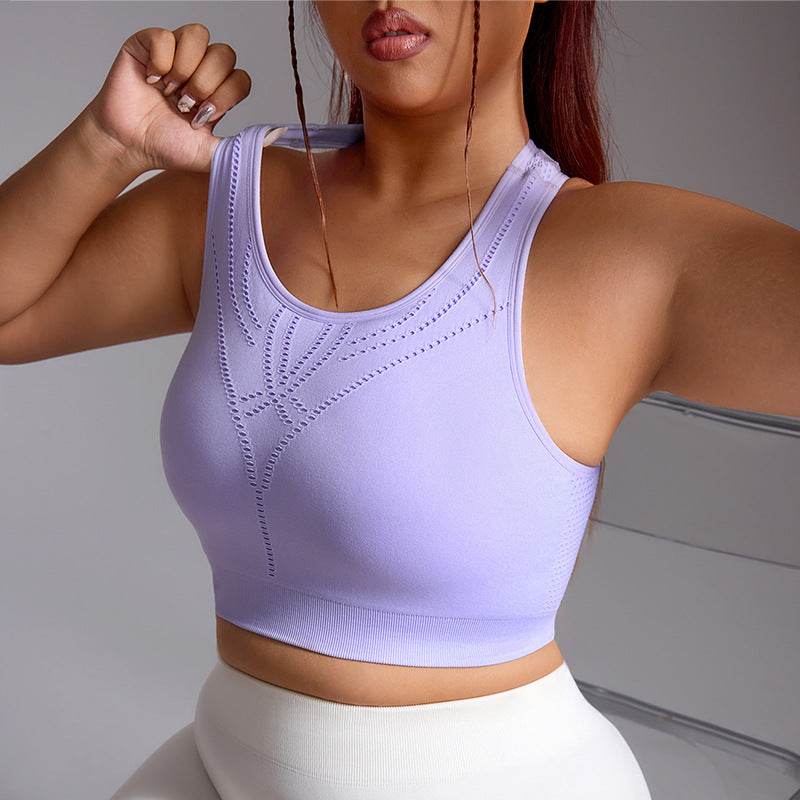 Racerback Sports Bra Yoga Crop Top