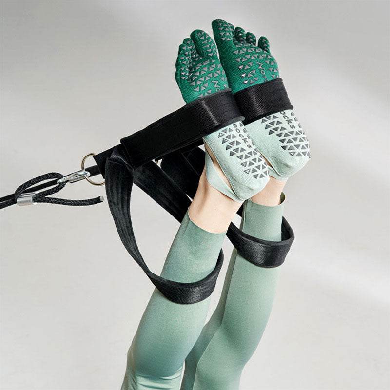 Tie-dye Lace Five Finger Non-Slip Yoga Socks