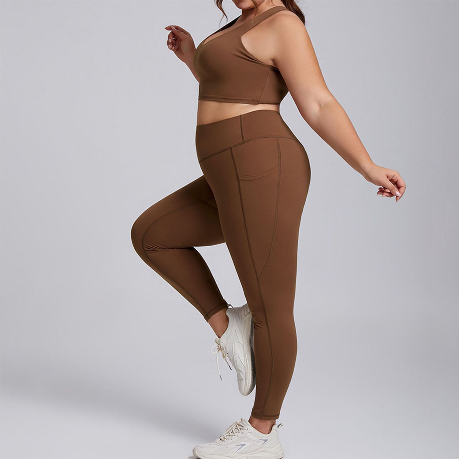 Workout Sets with X Back Sports Bra and Legging