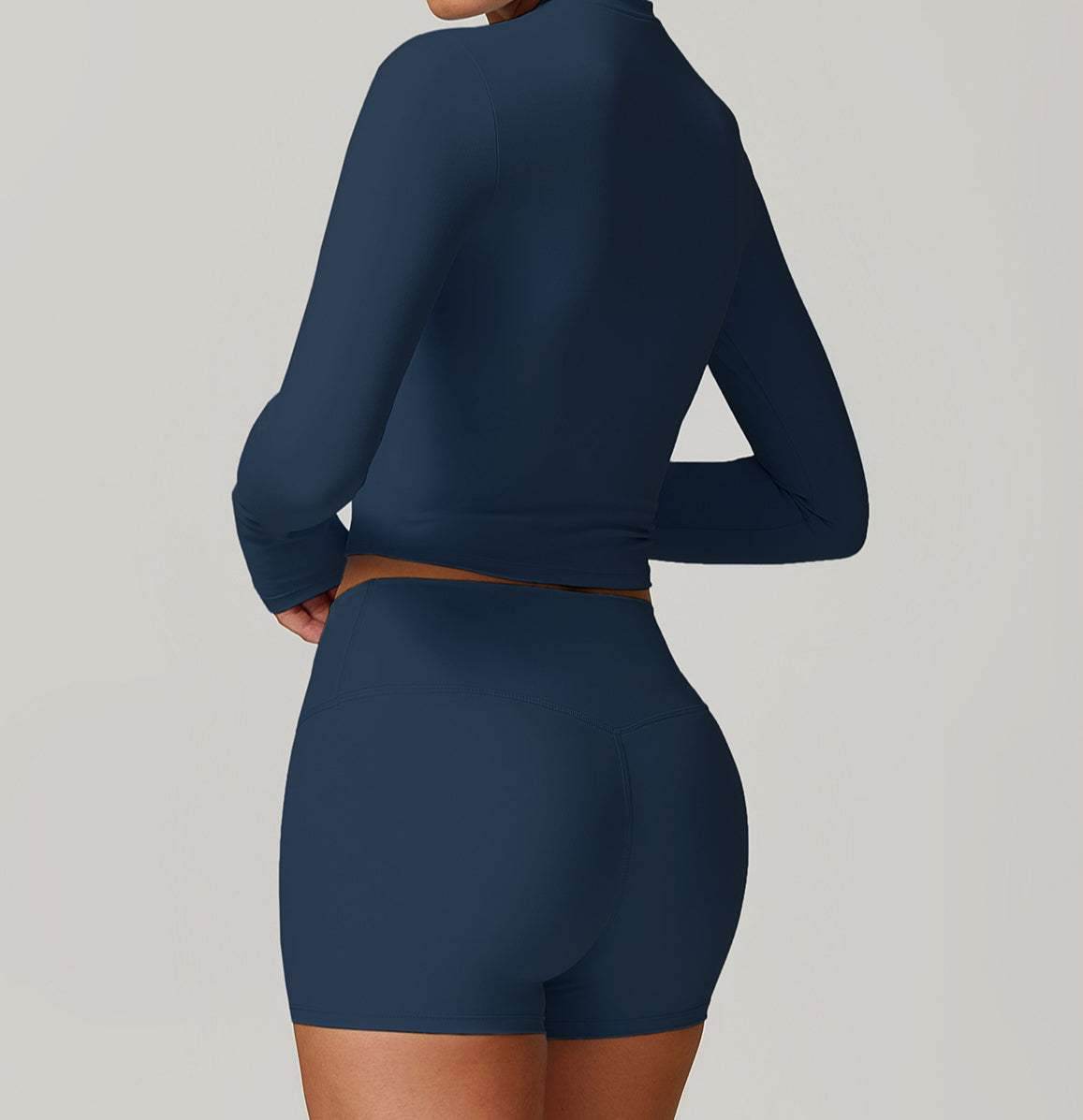 Tight Long Sleeve Cropped T-shirt