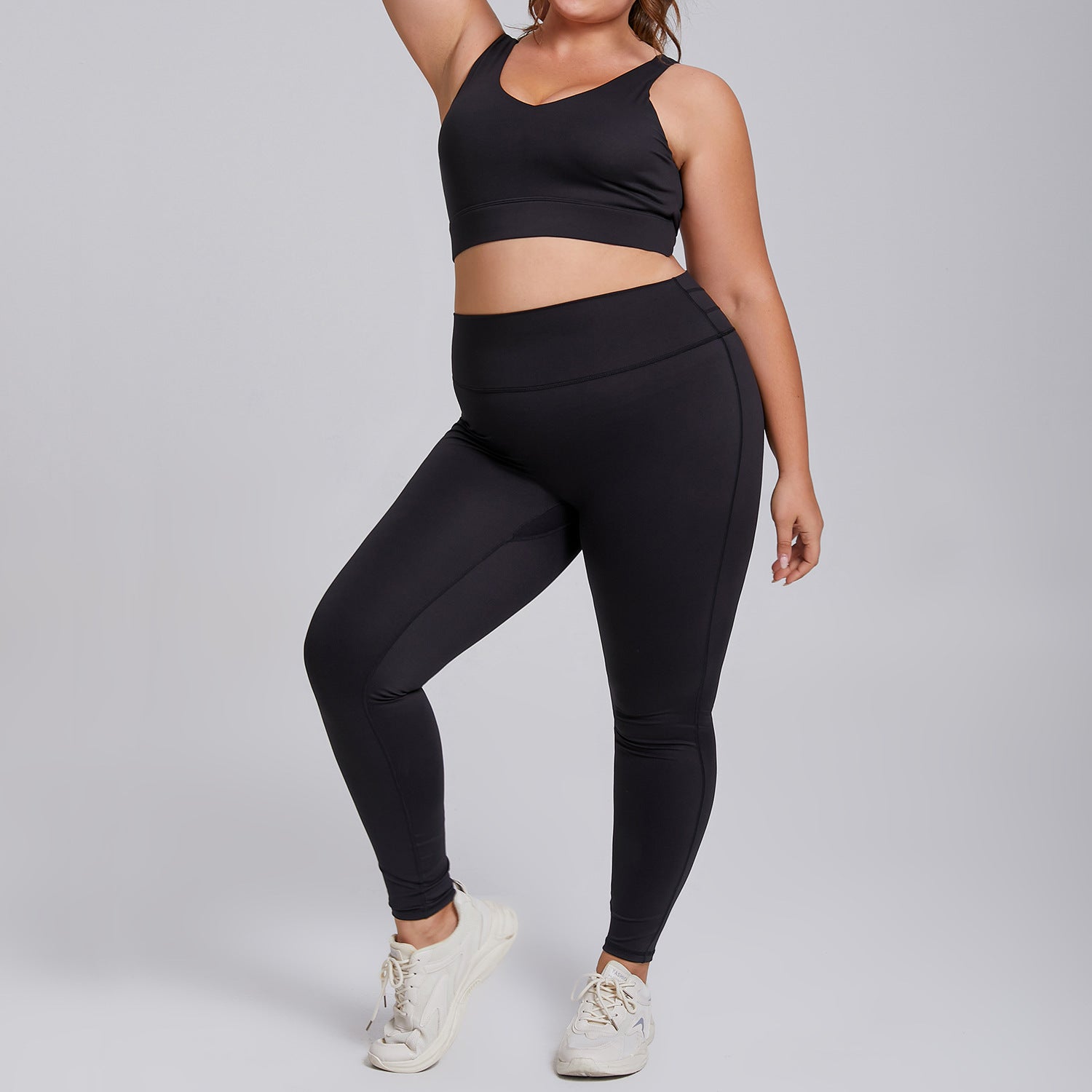Workout Sets with Cross Back Sports Bra and Legging