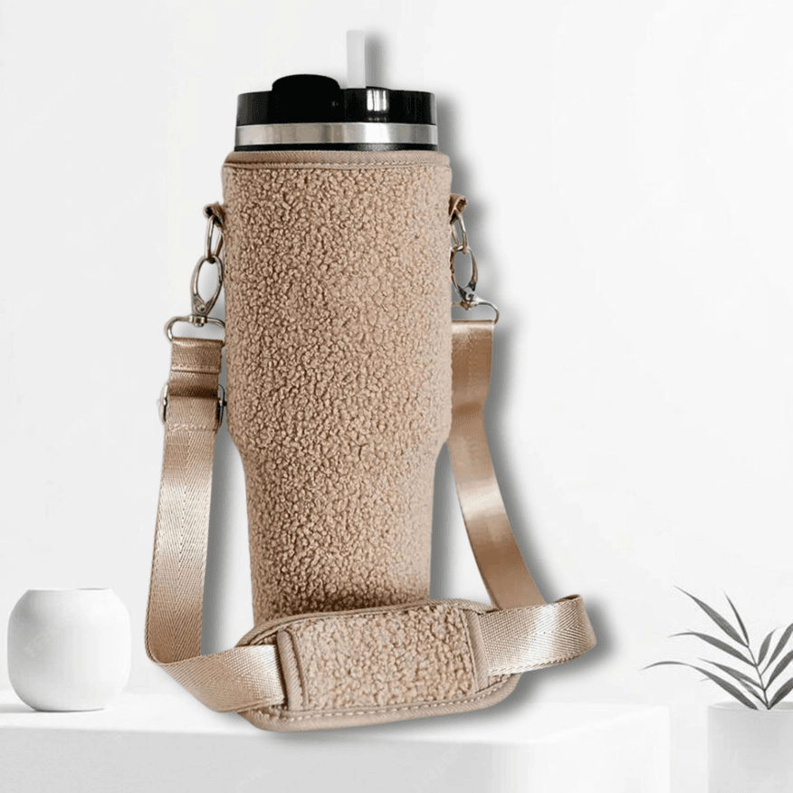 Teddy Velvet 40oz Tumbler Carry Case Neoprene Bottle Sleeve