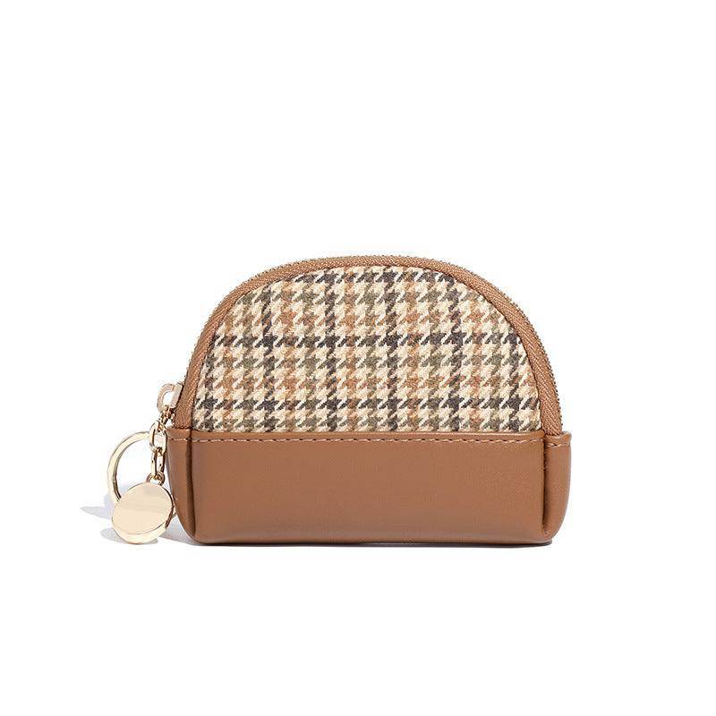 Retro Mini Zipper Short Coin Purse