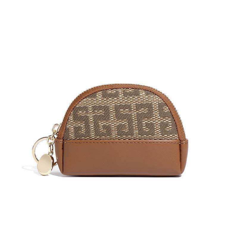 Retro Mini Zipper Short Coin Purse