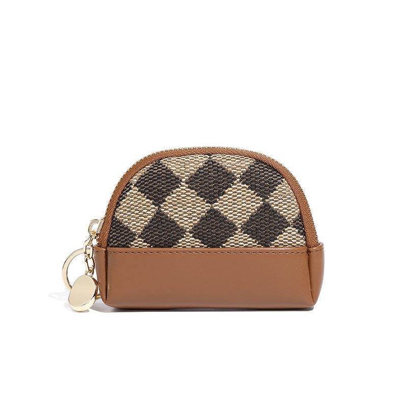 Retro Mini Zipper Short Coin Purse