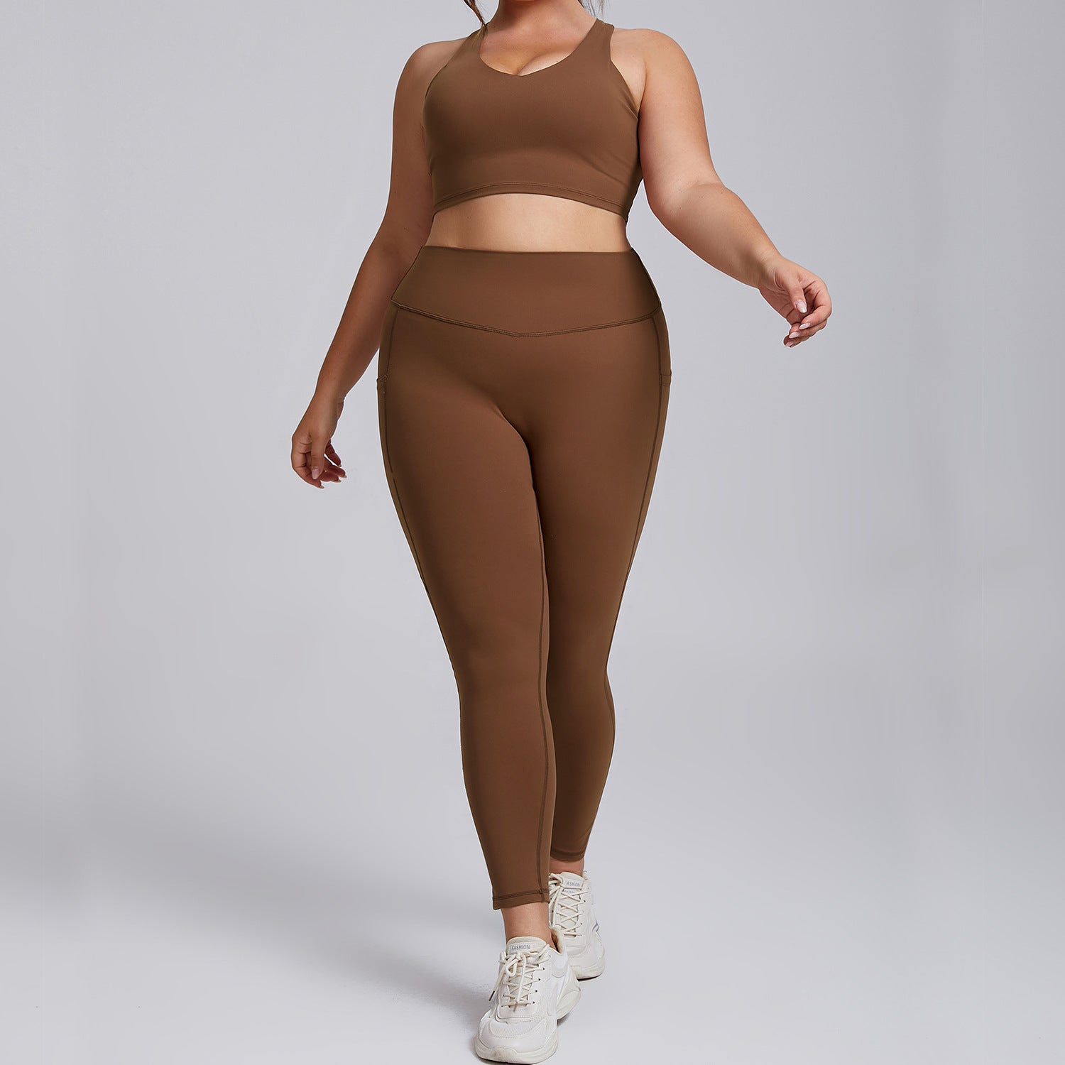 Workout Sets with X Back Sports Bra and Legging