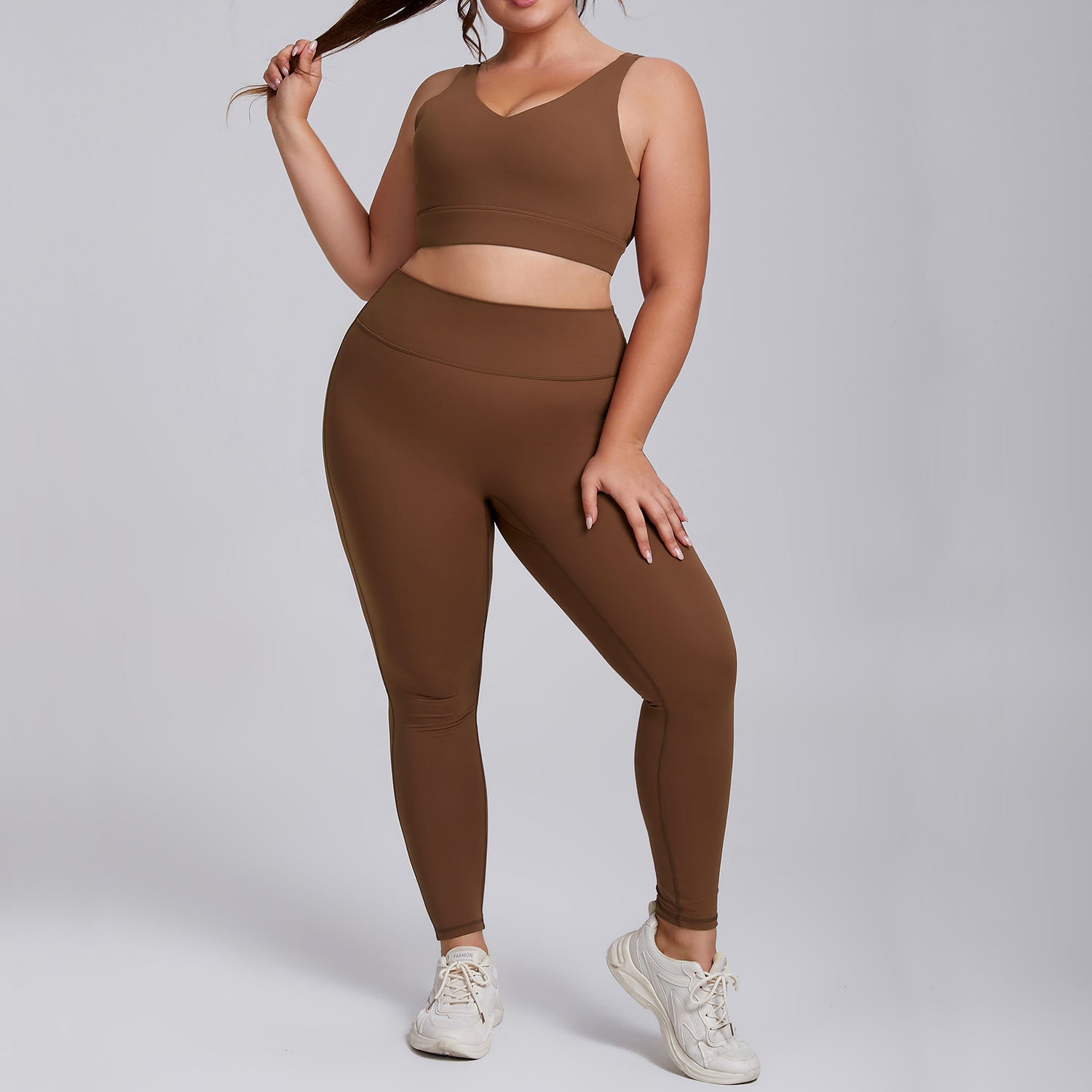 Workout Sets with Cross Back Sports Bra and Legging