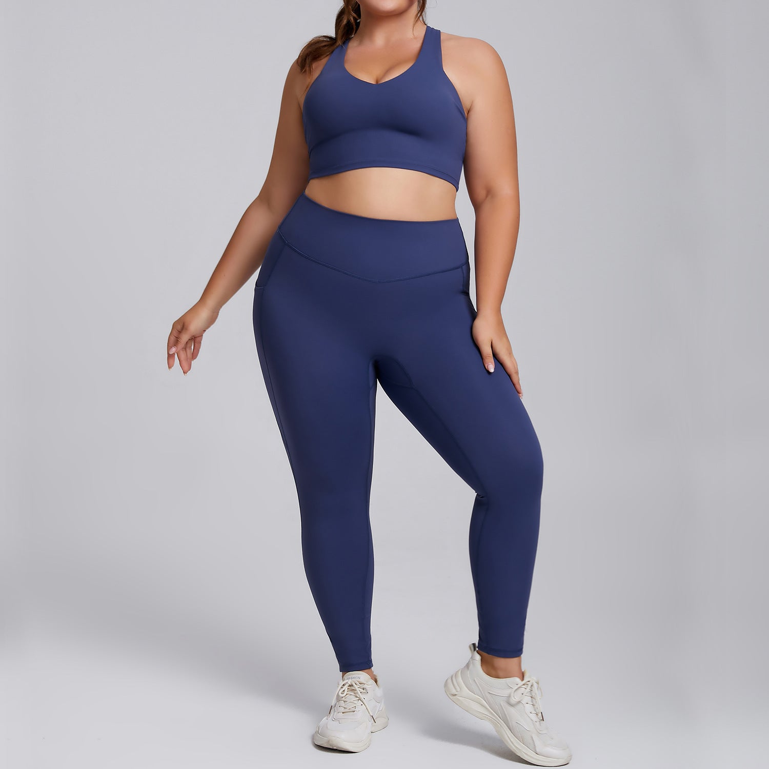 Workout Sets with X Back Sports Bra and Legging