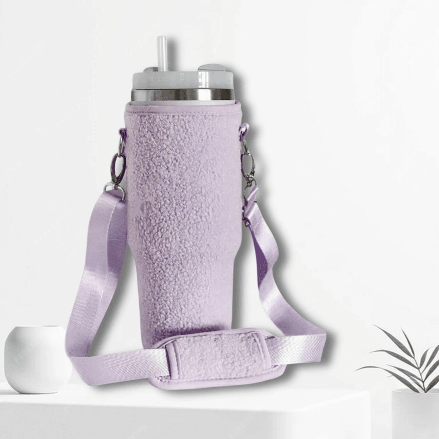 Teddy Velvet 40oz Tumbler Carry Case Neoprene Bottle Sleeve
