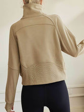 Plain Embroidered Loose Jumper Sweatshirt
