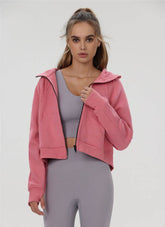 Yoga Long Sleeve Hooded Jacket