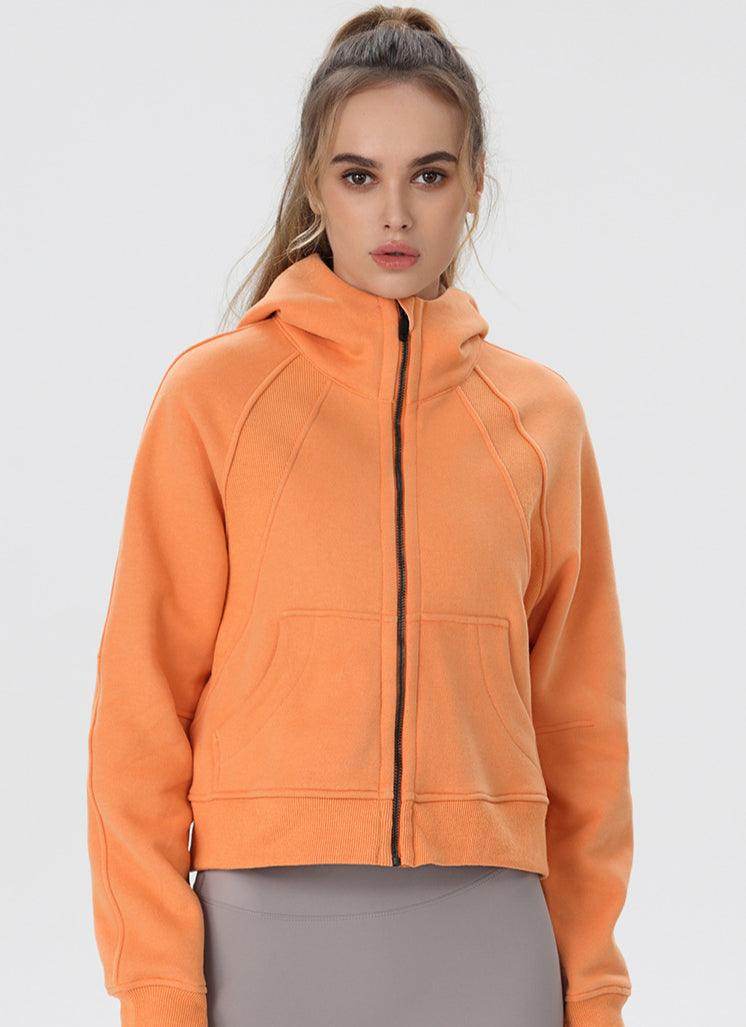Yoga Long Sleeve Hooded Jacket