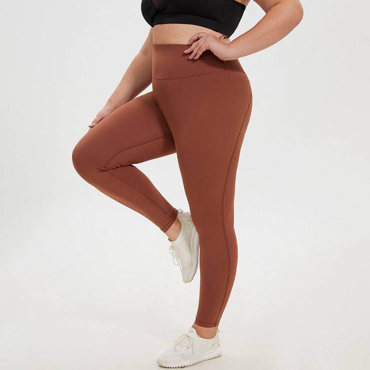 Plus Size High Waist Fitness Leggings