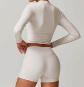 Tight Long Sleeve Cropped T-shirt