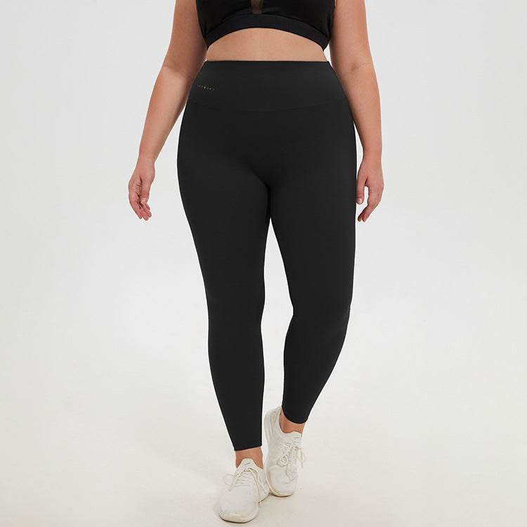 Plus Size High Waist Fitness Leggings