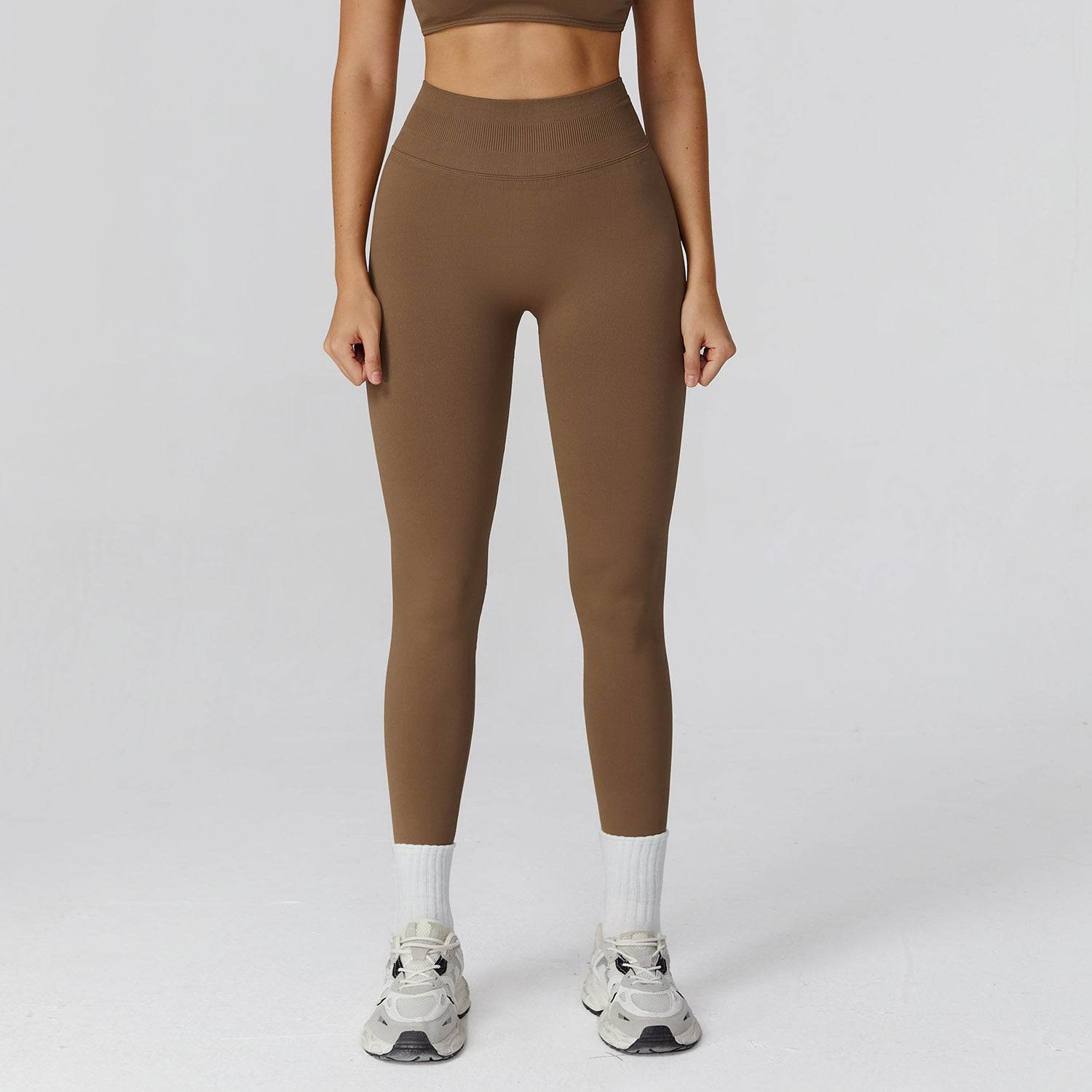 High Waist Workout Leggings Tummy Biker Pants