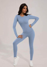 Solid Color Yoga Sports Set