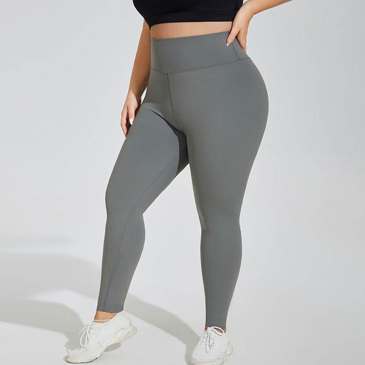 Plus Size High Waist Seamless Yoga Leggings