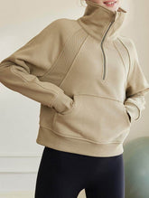 Plain Embroidered Loose Jumper Sweatshirt