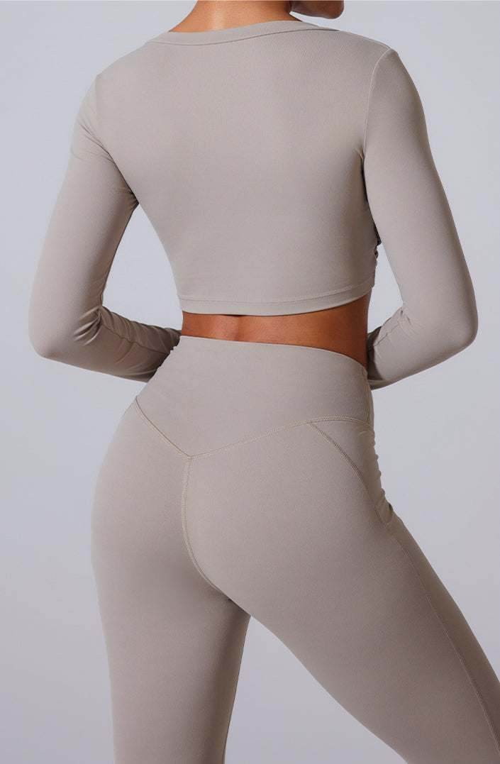 Long Sleeve Sports Yoga Set