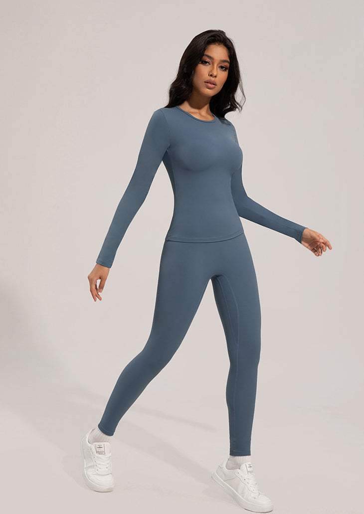 Solid Color Yoga Sports Set