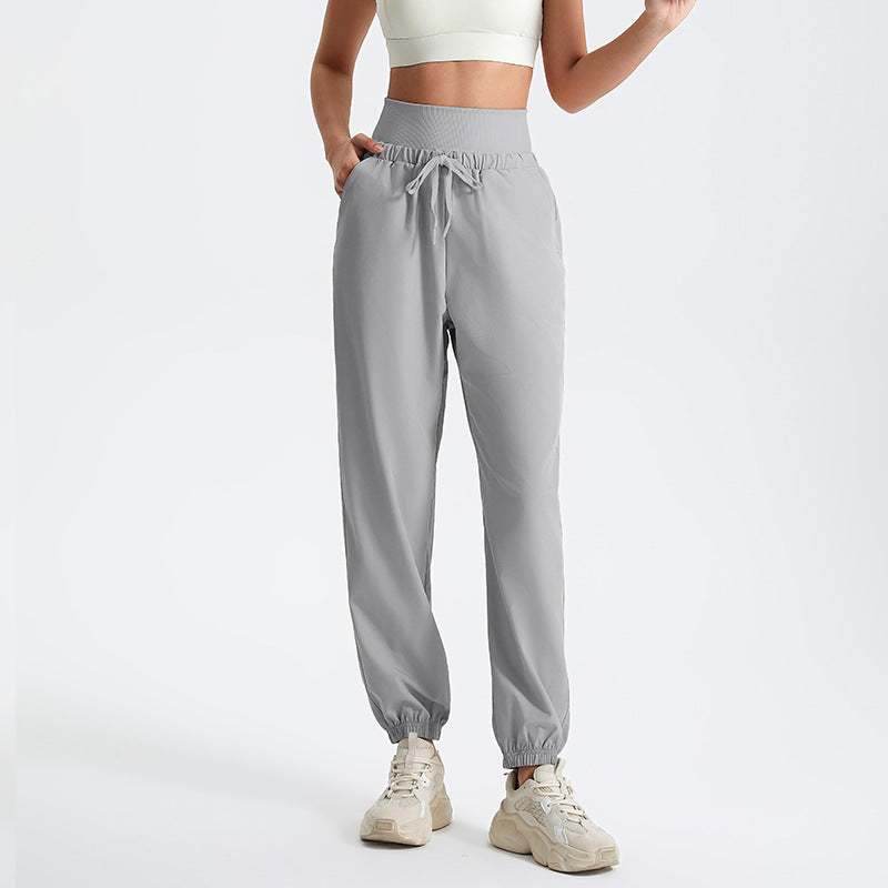 Casual High Waist Sweatpants with Drawstring