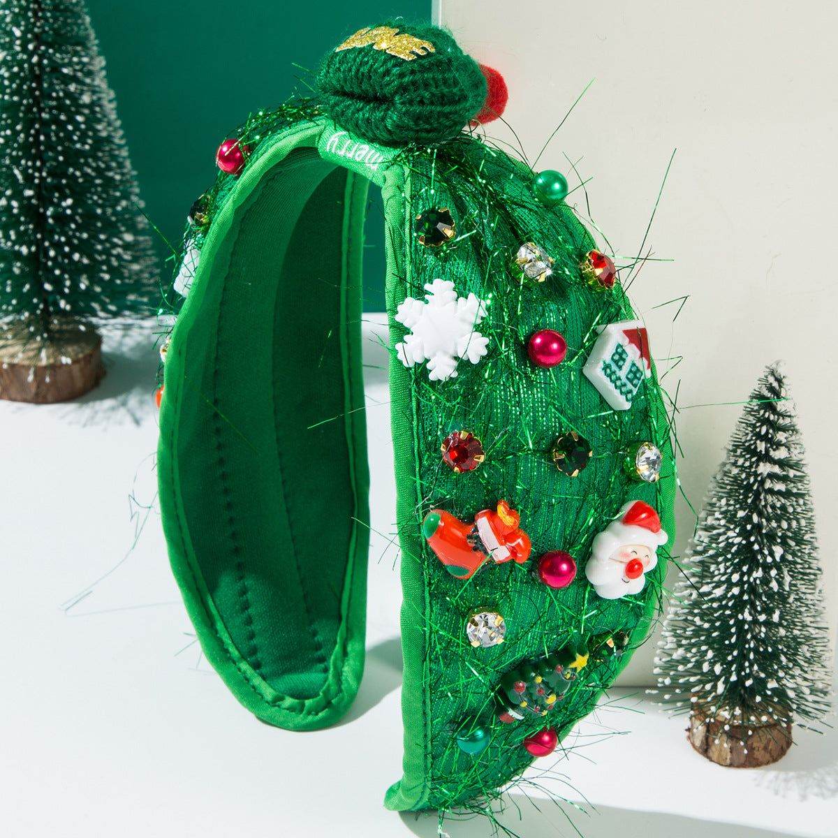 Christmas Plaid Knotted Headbands