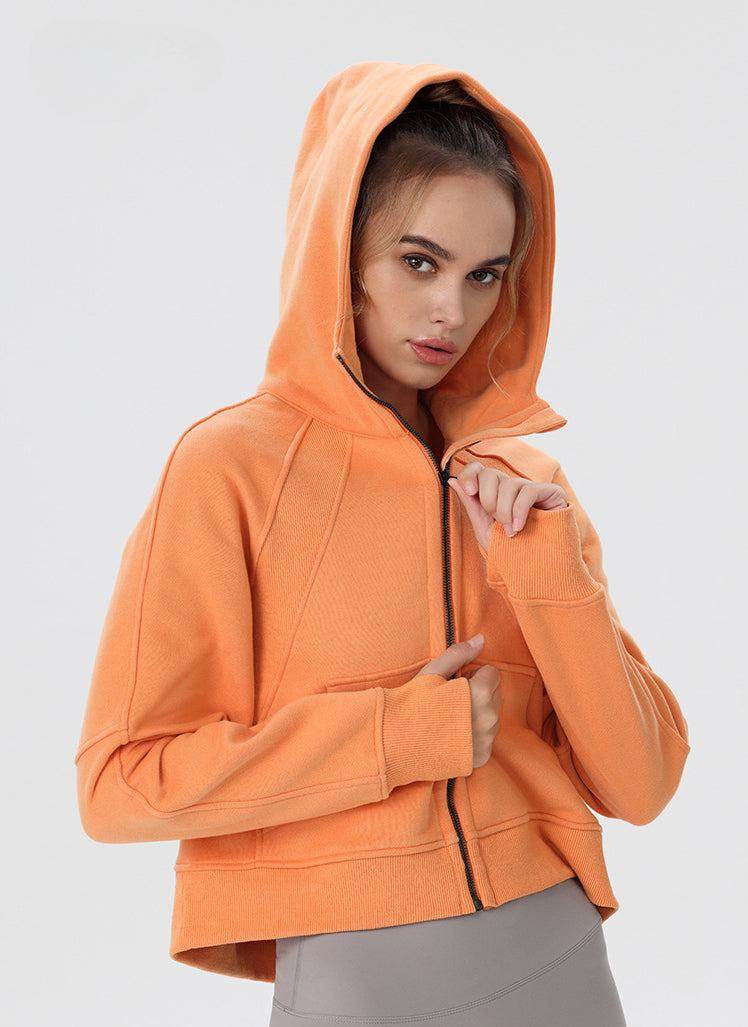 Yoga Long Sleeve Hooded Jacket