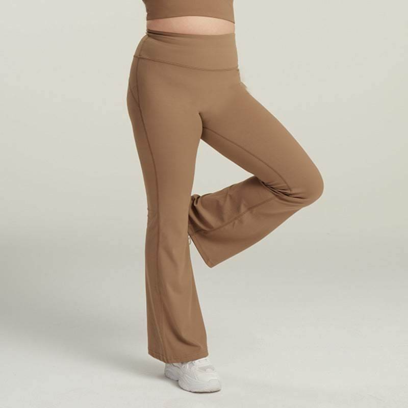 High Waist Flared Sports Pants