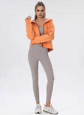 Yoga Long Sleeve Hooded Jacket