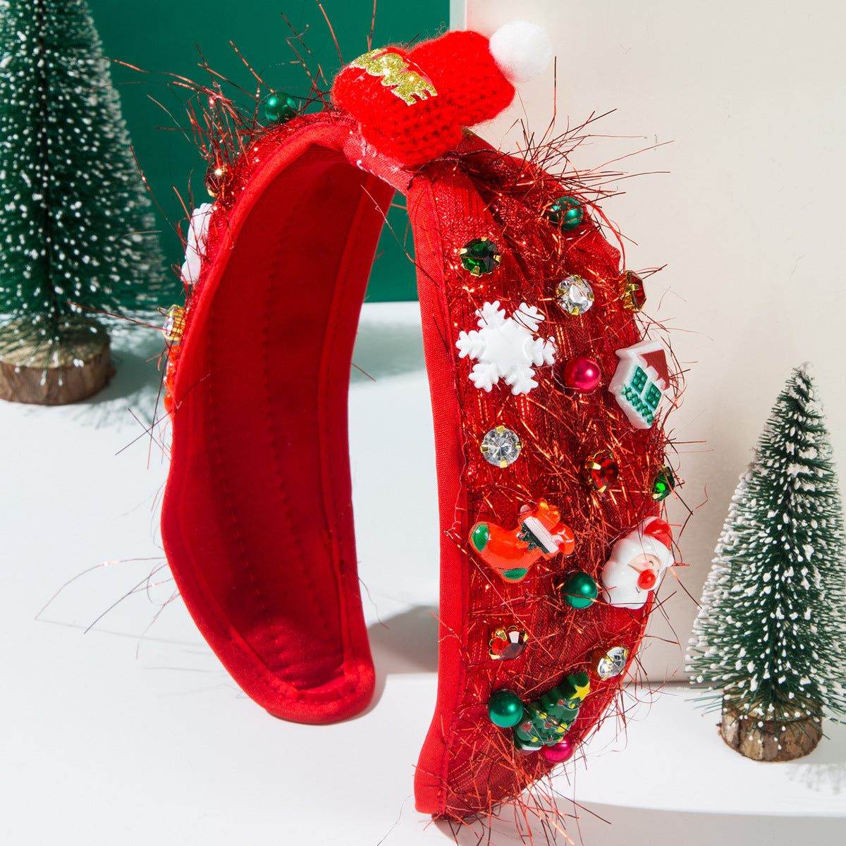 Christmas Plaid Knotted Headbands