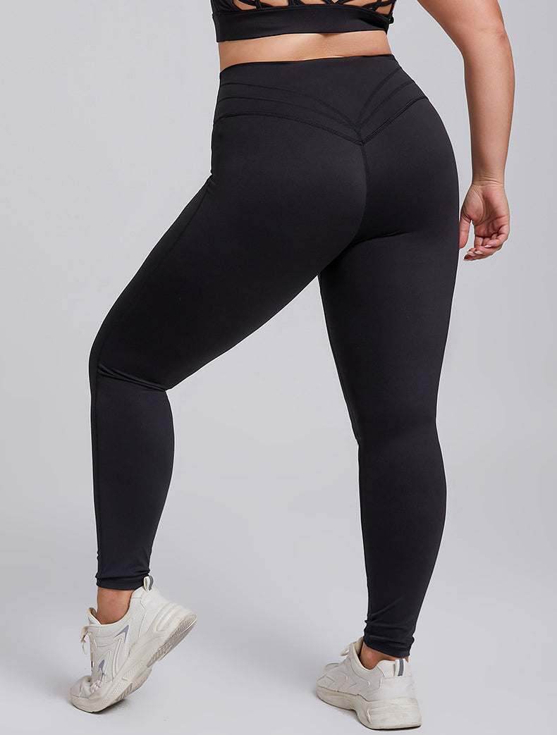 Plus Size Butt Lifting Yoga Leggings for Women